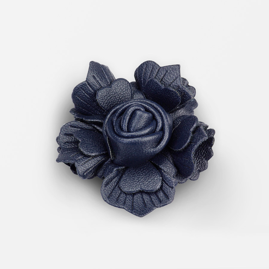 Rosellina in similpelle - K1277-12 - Blu
