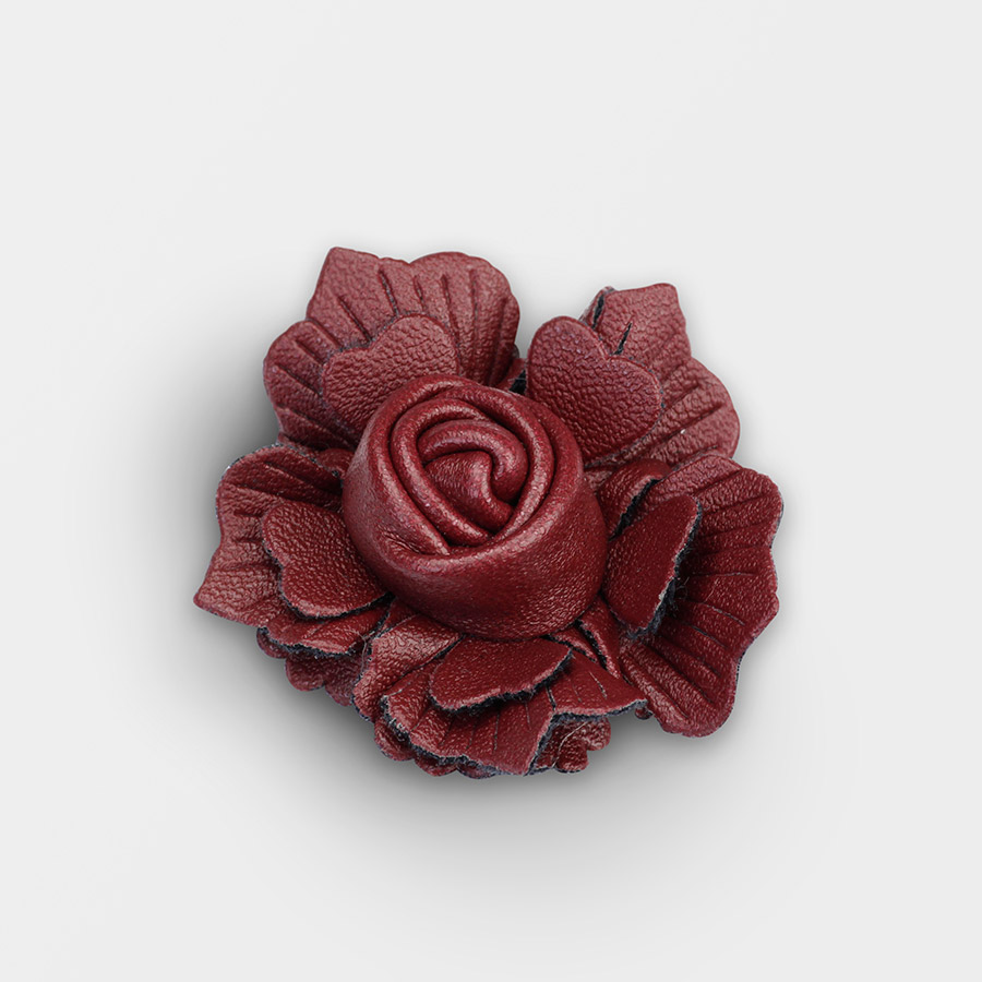 Rosellina in similpelle - K1277-12 - Bordeaux