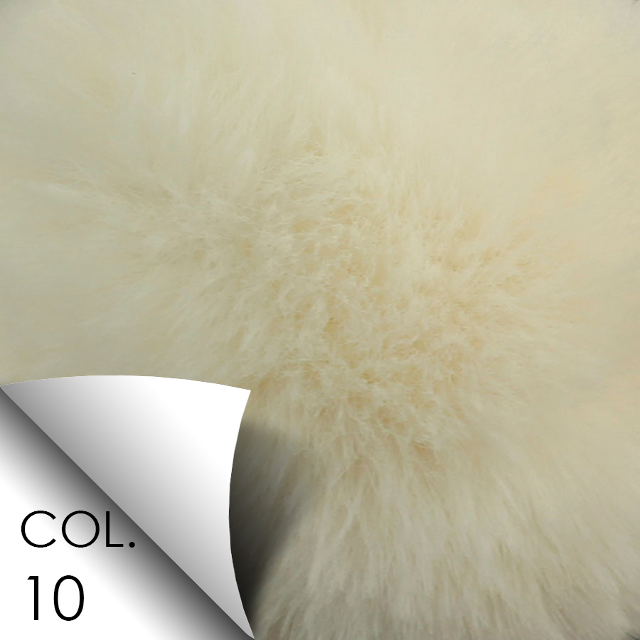 Pompon in pelliccia ecologica - imitazione lapin - K1332-6 - Col. 10