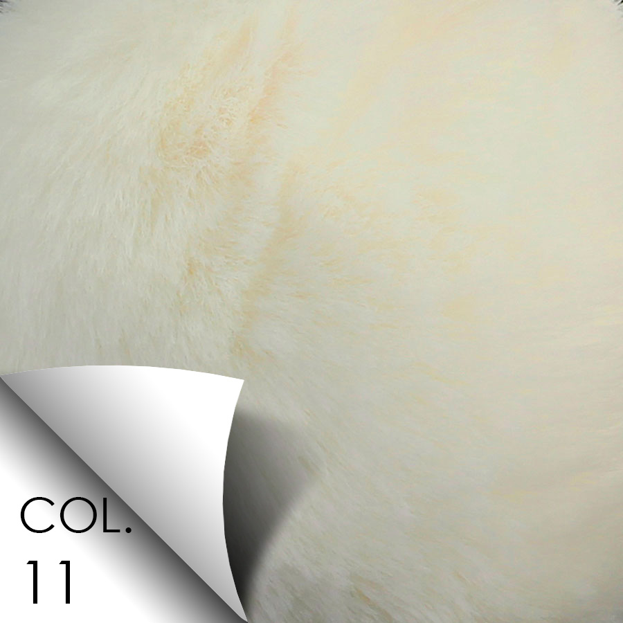 Pompon in pelliccia ecologica - imitazione lapin - K1332-6 - Col. 11 