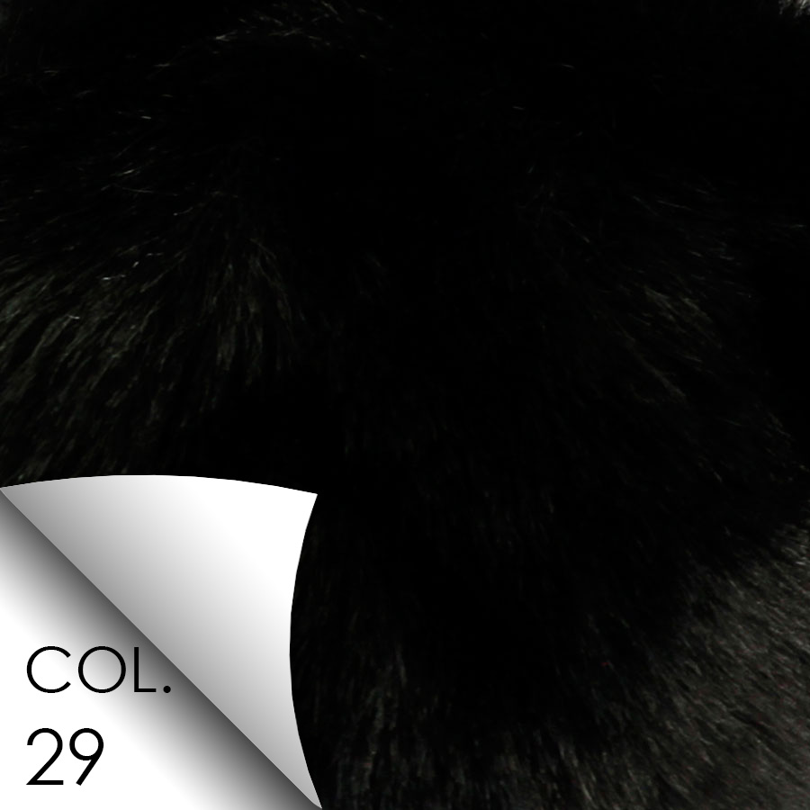 Pompon in pelliccia ecologica - imitazione lapin - K1332-6 - Col. 29