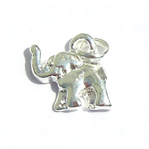 Charms con occhiello - elefante - K345 - Argento